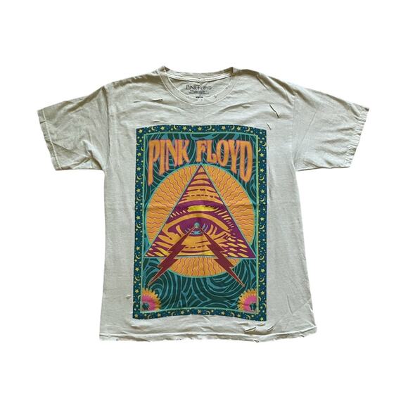 Pink Floyd Tops - Pink Floyd Off White Band T-Shirt XS